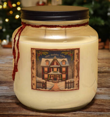 Olde Holiday Glow 64 oz jar candle