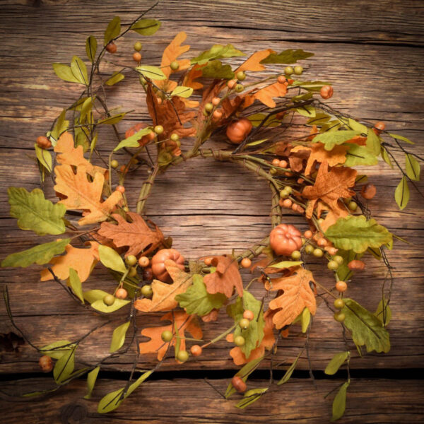 Fall Wreath-6.5 inch - Image 2