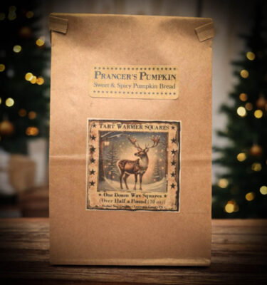 Prancer's Pumpkin Bread Bag of 12 tarts