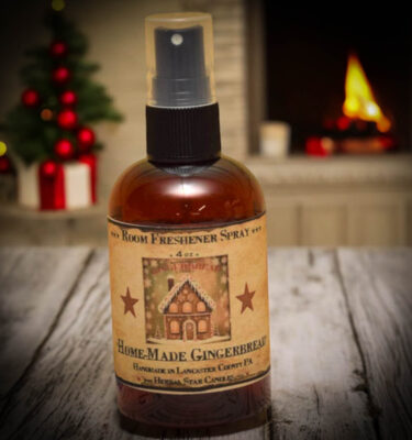 Homemade Gingerbread Room Spray