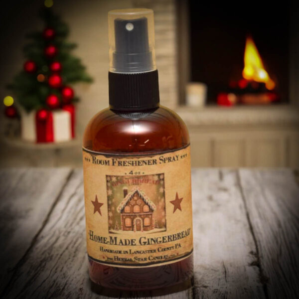 Homemade Gingerbread Room Spray