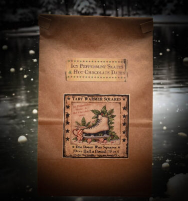 Iced Peppermint Skates and Hot Chocolate Dates Bag of 12 Tarts