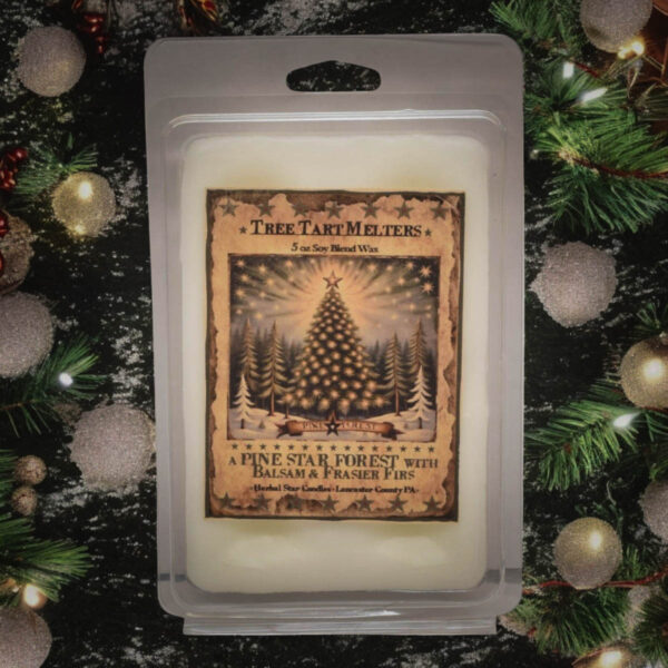 Pine Star Forest Tree Shaped wax Melt