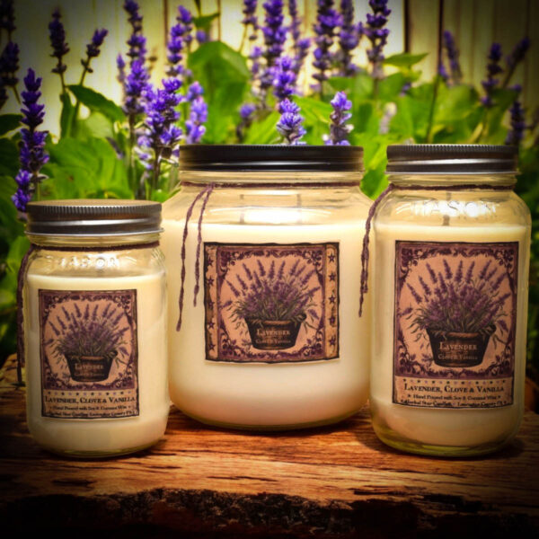 Lavender, Clove and Vanilla Jars
