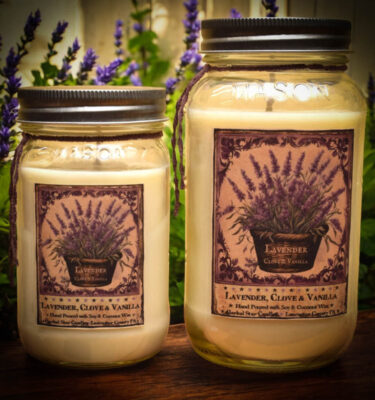 Lavender, Clove and Vanilla Jars