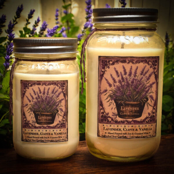 Lavender, Clove and Vanilla Jars