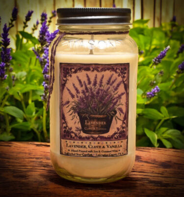 Lavender, Clove and Vanilla 24 oz Jar Candle