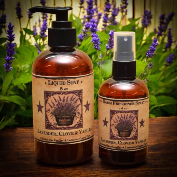 Lavender, Clove and Vanilla Room Spray and Soap