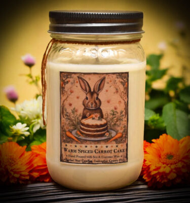 carrot cake 16 oz jar candle