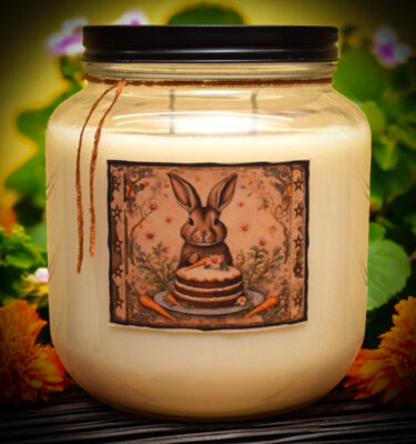 carrot cake 64 oz jar candle