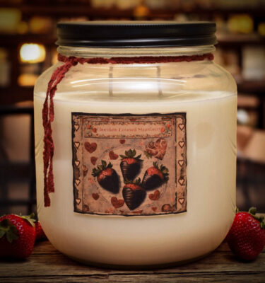 Chocolate Covered Strawberry 64 oz Jar Candle