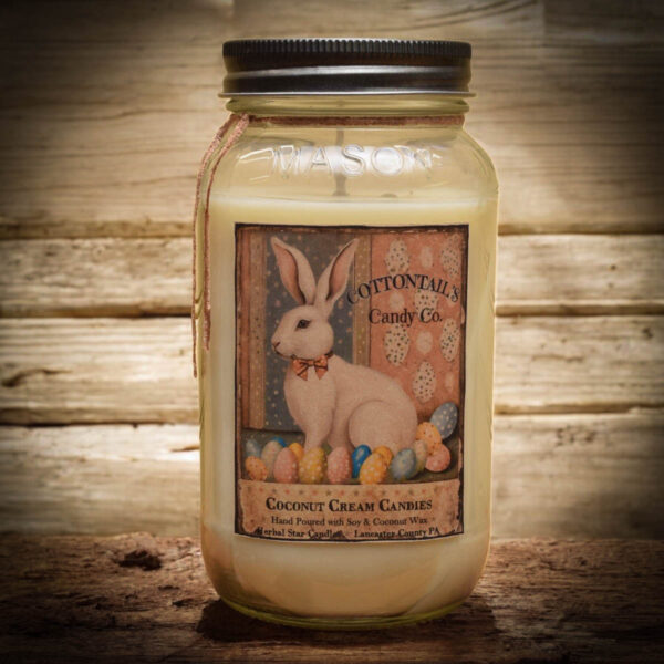 Coconut Cream Candies 24 oz Jar Candle