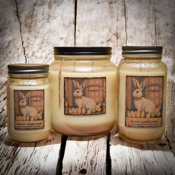 Coconut Cream Candies Jar Candles