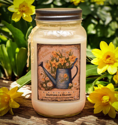 Daffodils and Daisies 24 oz Jar candle