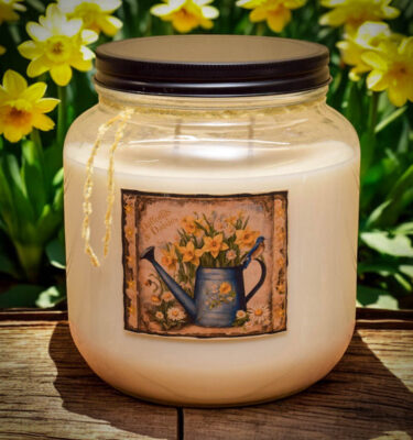 Daffodils and Daisies 64 oz Jar candle