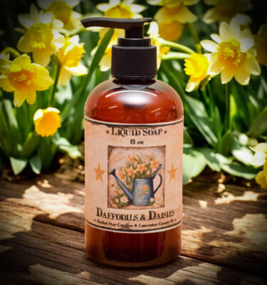 Daffodils and Daisies Liquid Soap