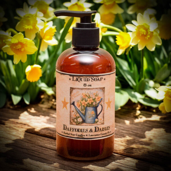Daffodils and Daisies Liquid Soap