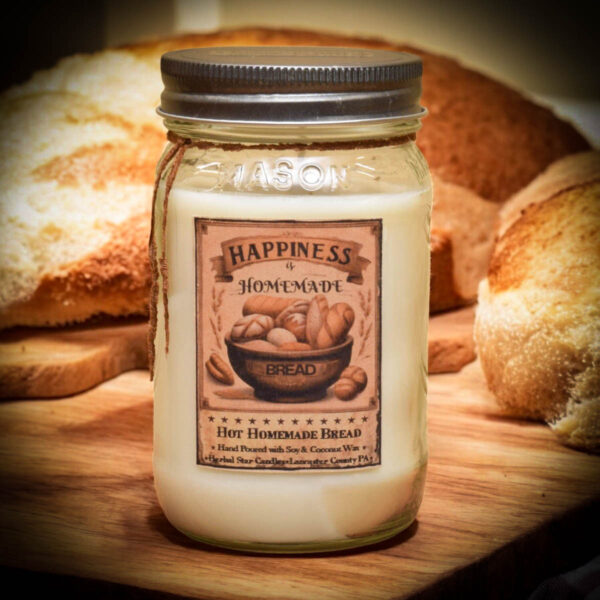 Hot Homemade Bread 16 oz Jar Candle