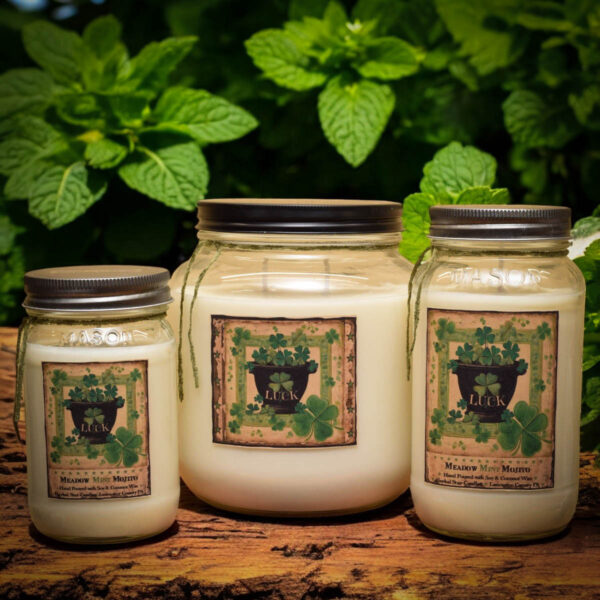 Meadow Mint Mojito jar candles