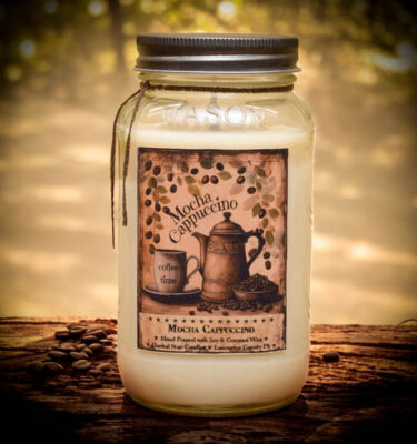 Mocha Cappuccino 24 oz Jar Candle