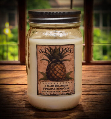 Pineapple Poundcake 16 oz jar candle