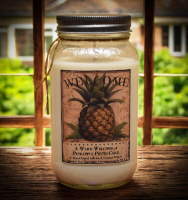 Pineapple Poundcake 24 oz jar candle