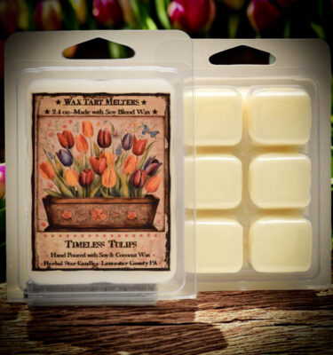 Timeless Tulips Planter Box Label Mini Tart