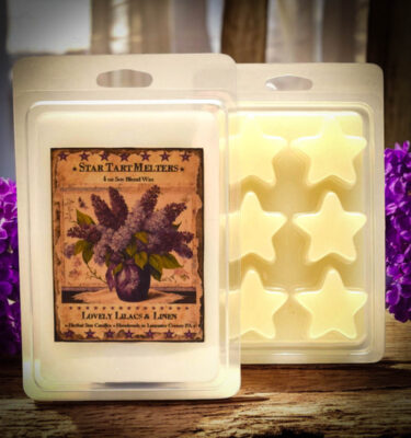 Lovely Lilacs and Linen star tarts