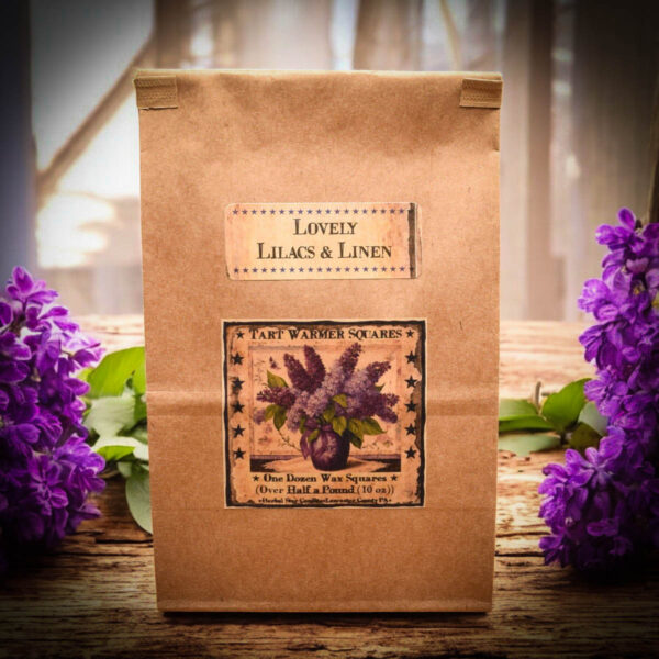 Lovely Lilacs and Linen Bag of 12 Tarts