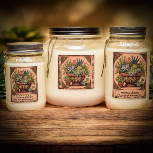 Sunshine and Citrus jars