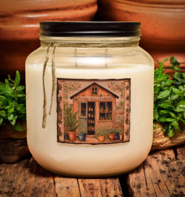 Potting Shed Patchouli 64 oz jar candle