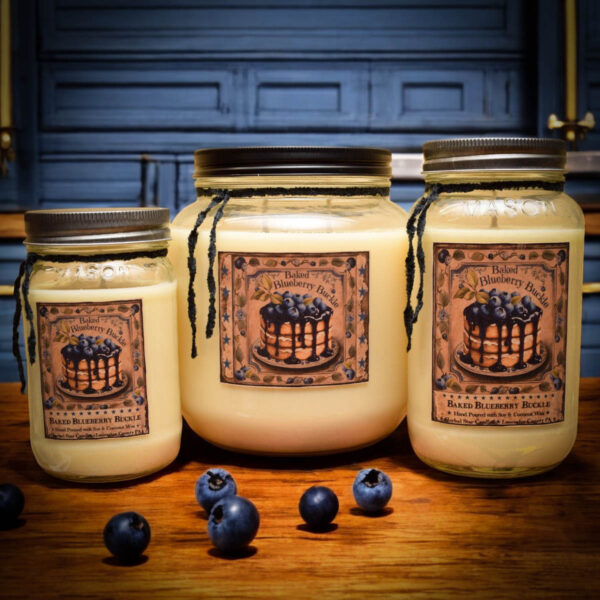 Baked Blueberry Buckle Jar Candles
