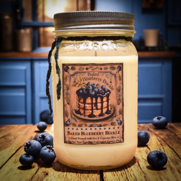 Baked Blueberry Buckle 16 oz Jar Candle