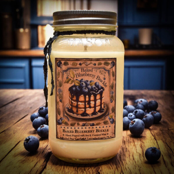 Baked Blueberry Buckle 24 oz Jar Candle