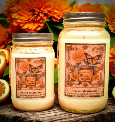 Orange Marmalade jars