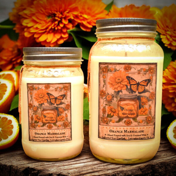 Orange Marmalade jars