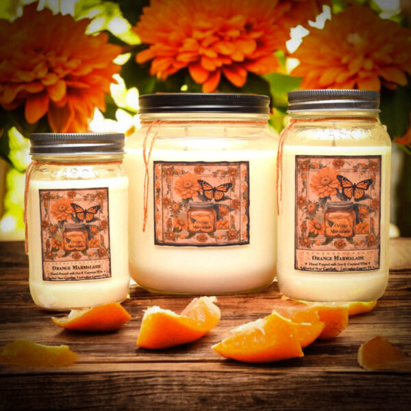 Orange Marmalade jars