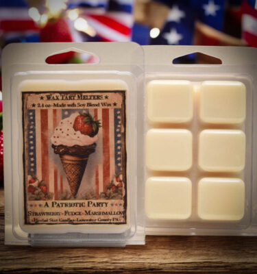 Patriotic Party Ice Cream Scent Mini Pack of 6 tarts