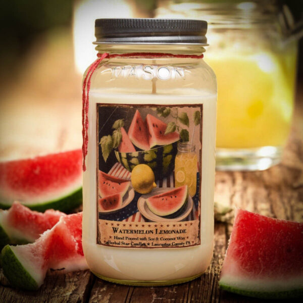 Watermelon Lemonade 24 oz jar candle