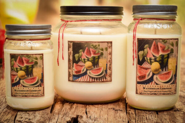 Watermelon Lemonade jar candles