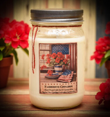 Farmhouse Cinnamon 16 oz Jar Candle