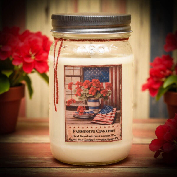Farmhouse Cinnamon 16 oz Jar Candle