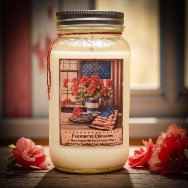 Farmhouse Cinnamon 24 oz Jar Candle