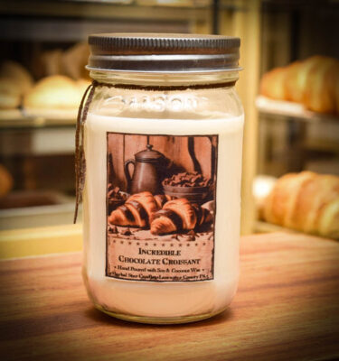 Incredible Chocolate Croissant 16 oz jar candle