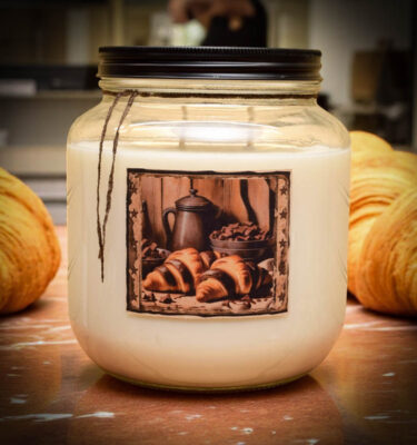 Incredible Chocolate Croissant 64 oz jar candle
