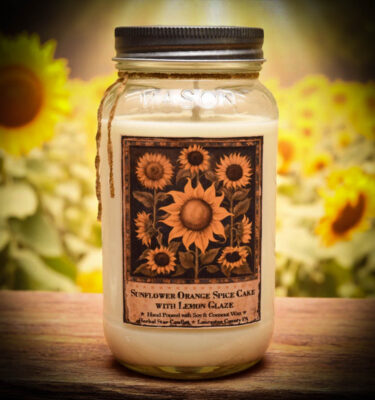 Sunflower 24 oz jar candle
