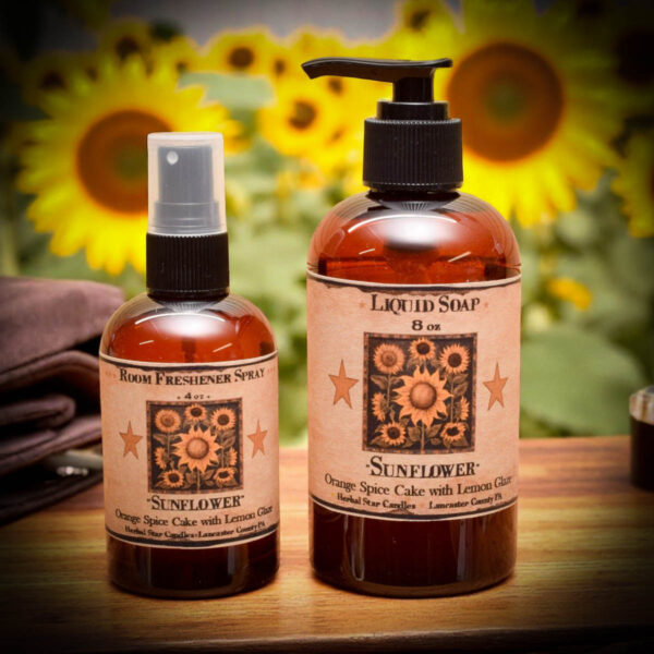 Sunflower Room spray and liquid soap