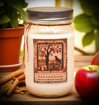 Spiced Apple Harvest 16 oz jar candle