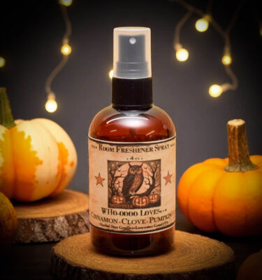 Cinnamon, Clove, Pumpkin Owl 4 oz Room Spray