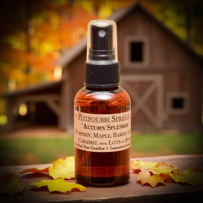 Autumn Splendor Refresher Spray for Potpourri - Herbal Star Candles
